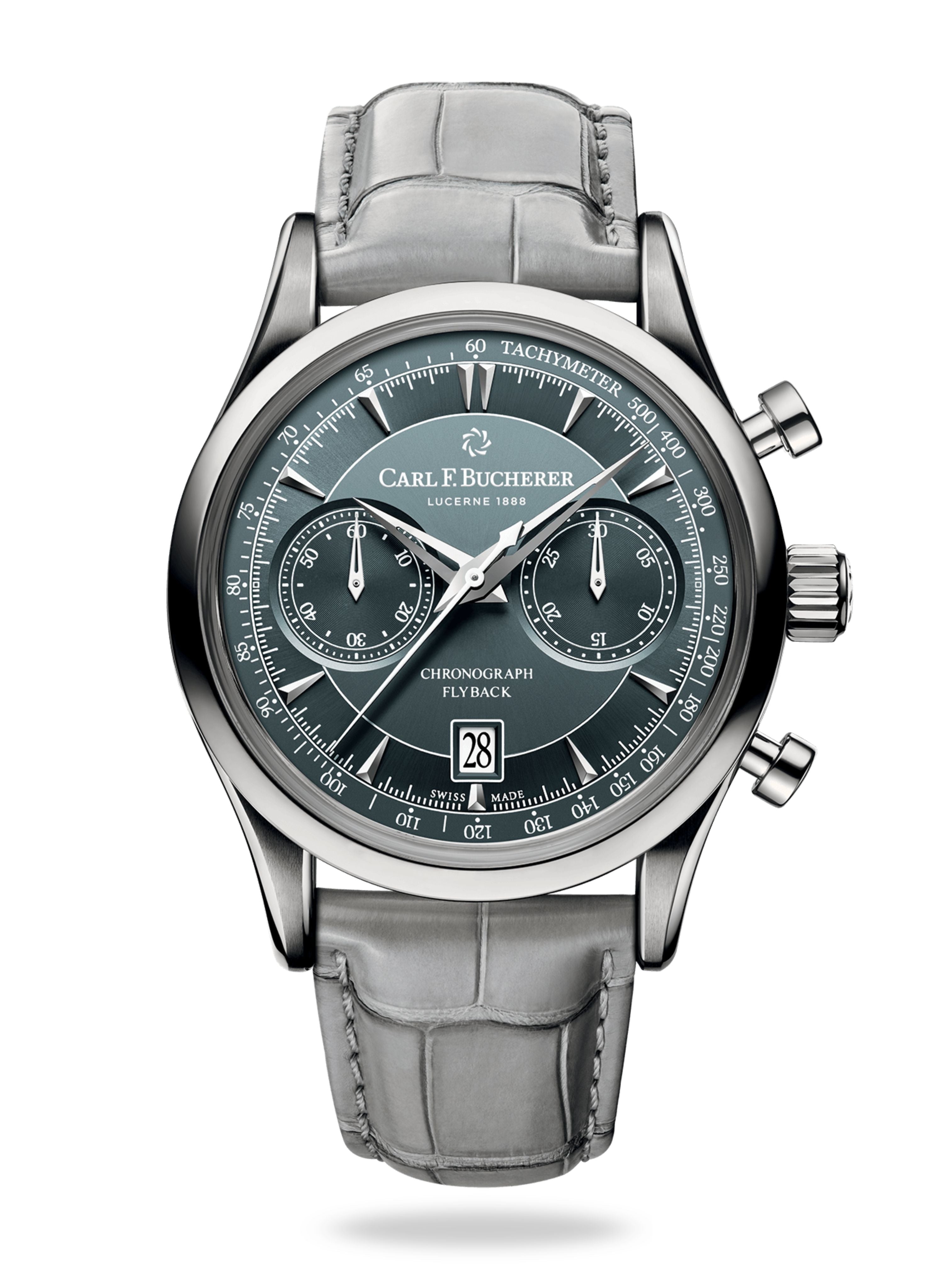 Relógio Carl Flyback 42mm