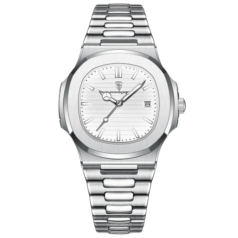 Relógio Masculino Nautilus Branco