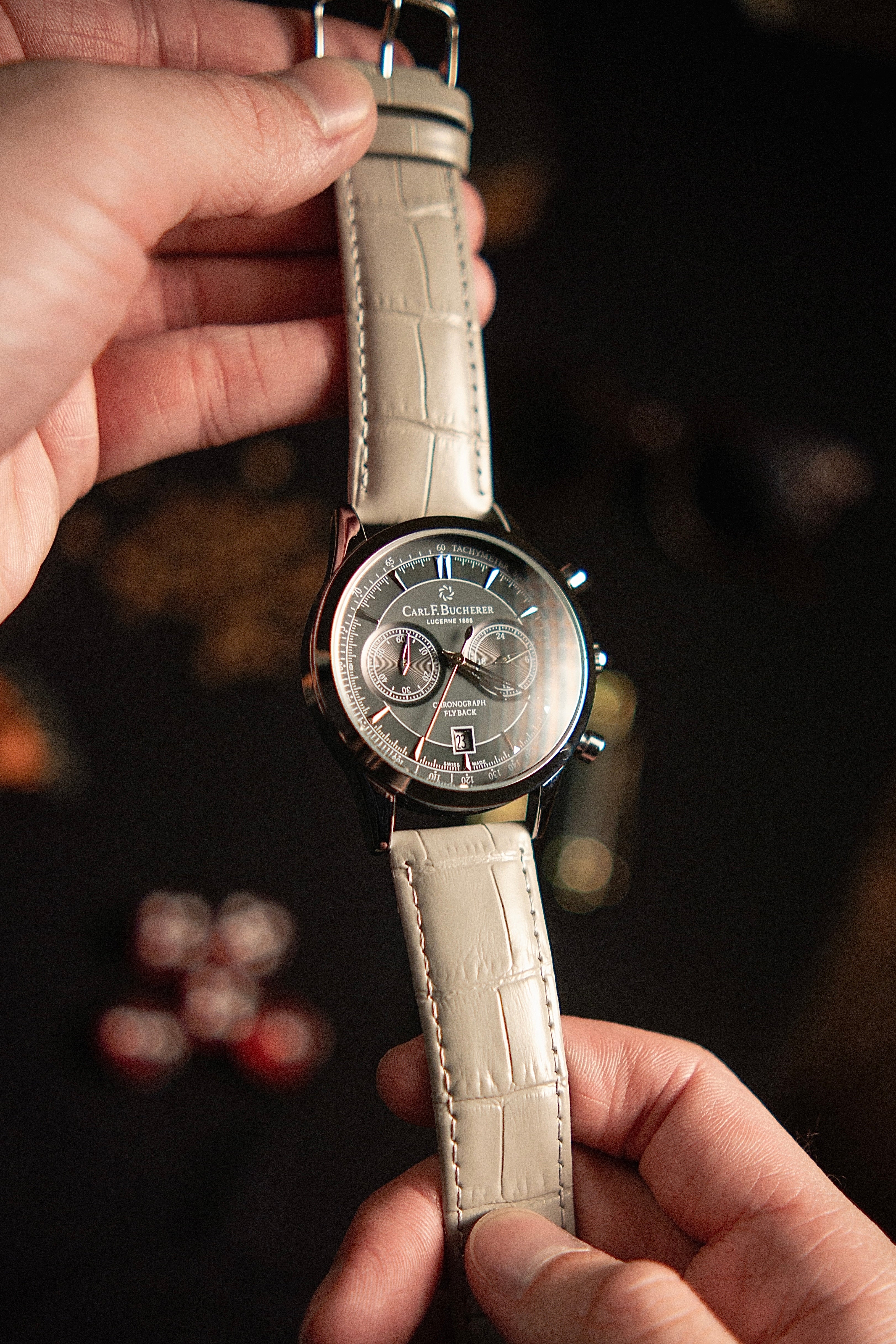 Relógio Carl Flyback 42mm