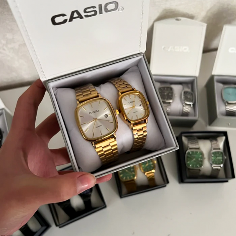 [KIT Casal] Relógio Casio Vintage - 58% OFF